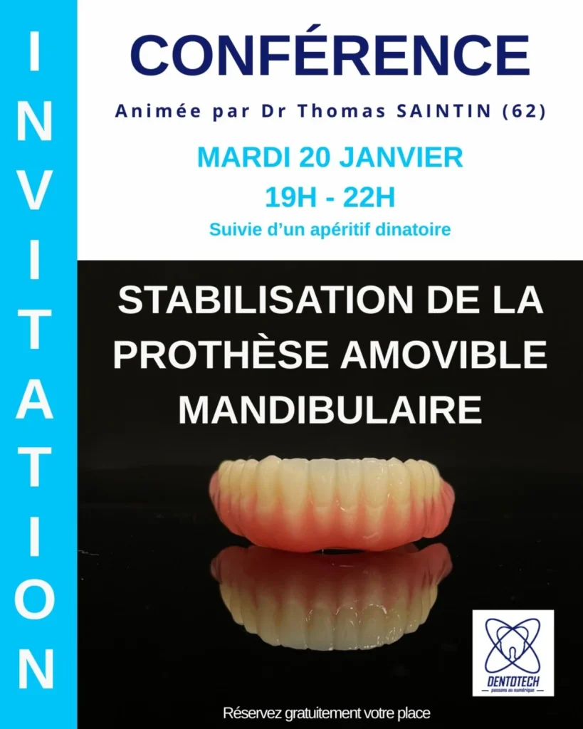 laboratoire dentotech bethune conference prothese amovible mandibulaire Actualités Laboratoire dentaire DENTOTECH à Béthune